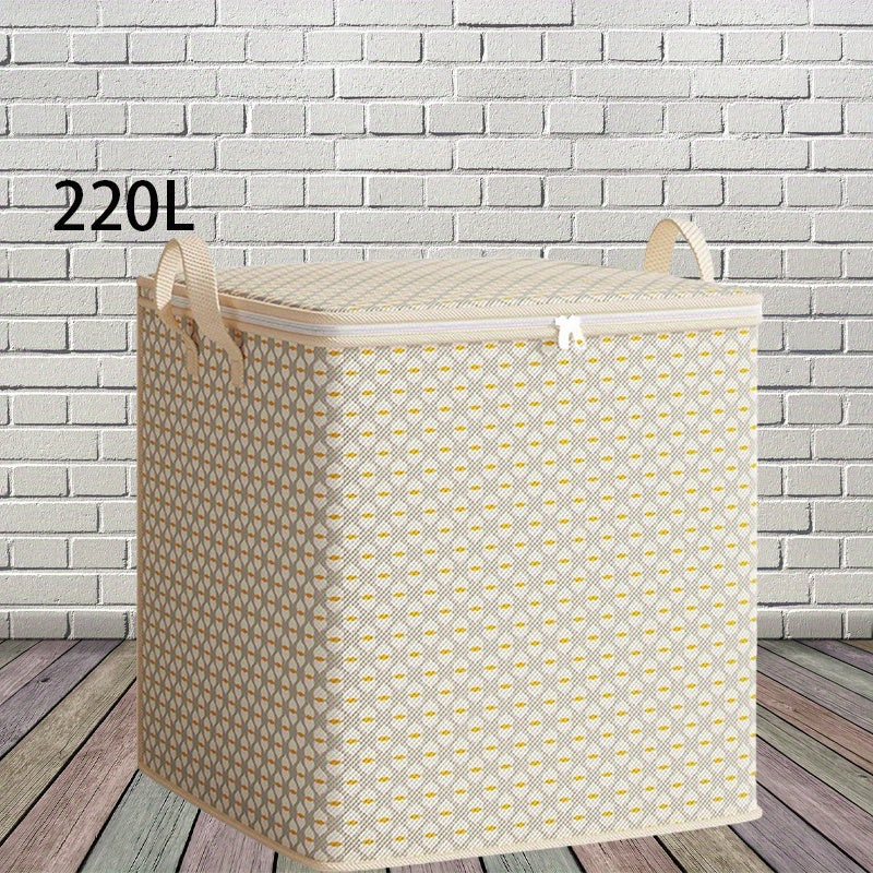 Large Storage Bags for Clothes, Organizers for Closets, Collapsible Bins with Strong Handles And Durable Zippers, Suitable for Clothing, Blankets, And Comforters