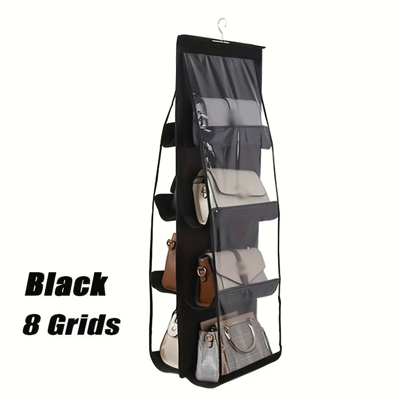 Hanging Storage Bag with 8 Pockets, Ideal for Organizing Closets, Featuring a Dust Cover And a Space-Saving Foldable Design
